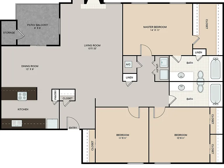 Woodbridge Crossing Apartments — Photo 35
