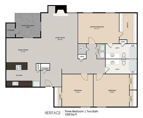 Floor plan 3X2