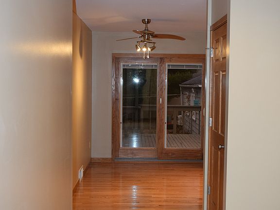 view from front door to deck doors