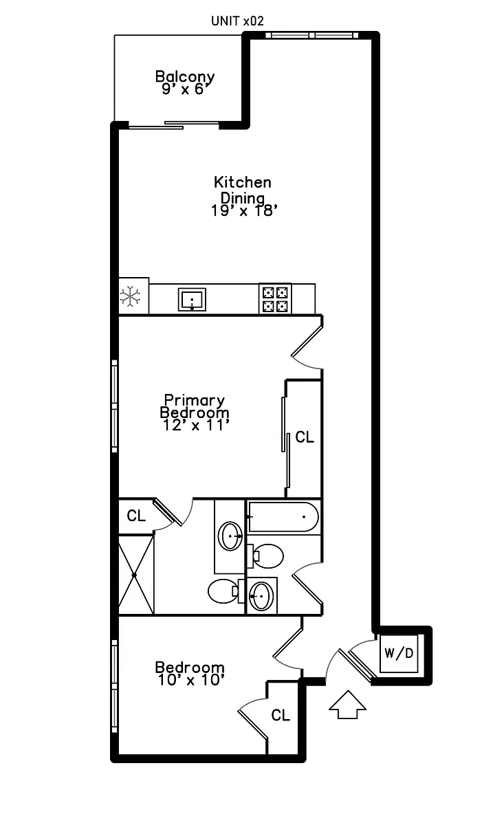 Floor plan Tier 2
