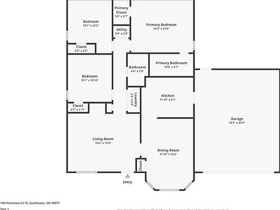 2nd image of 1104 Parkview Cir N