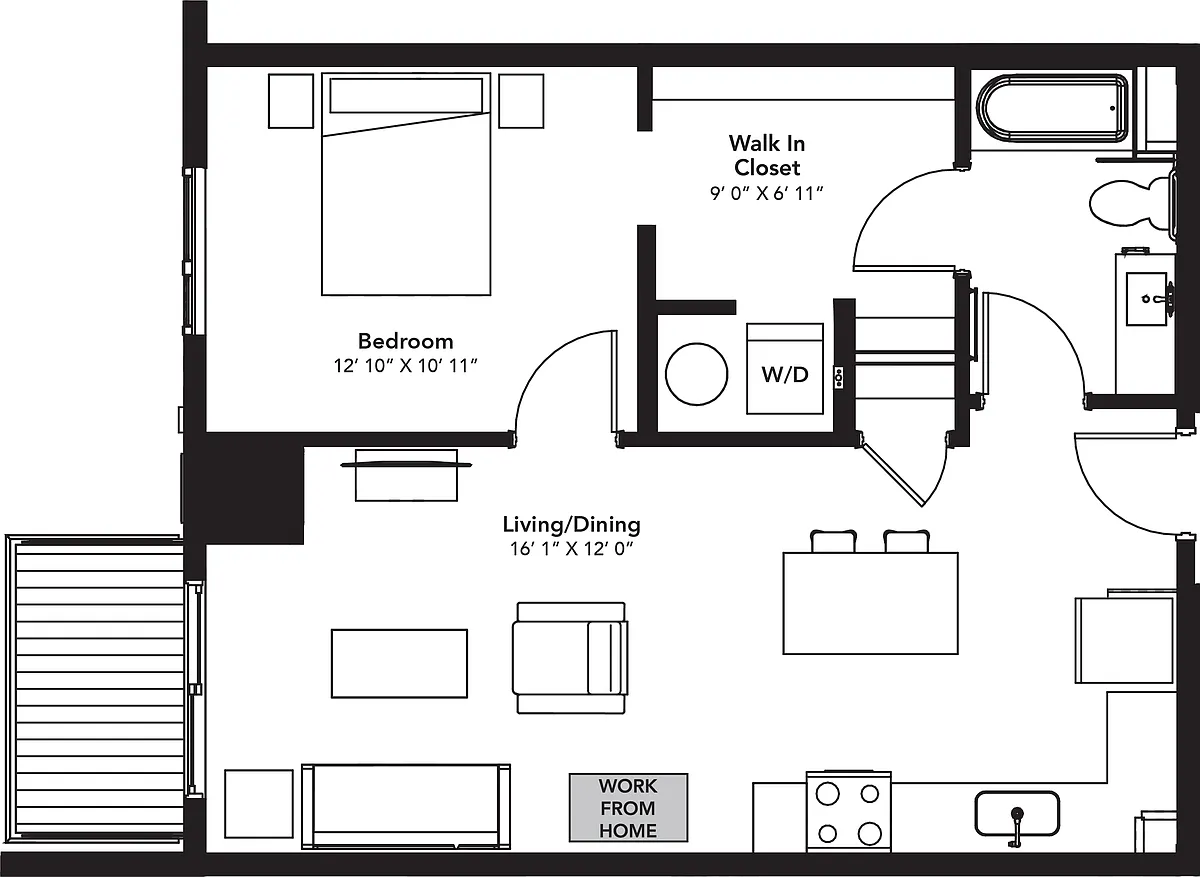 Floor plan A21-DDG