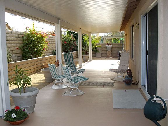 Covered patio