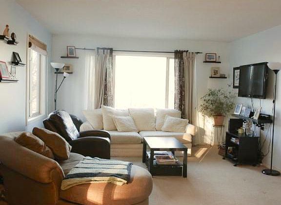 Massive main living area with beautiful sunlight & views of 