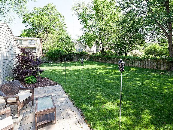 Private back yard