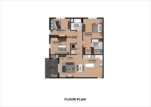 Floor plan 3 Bedroom