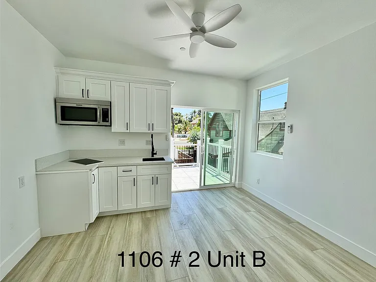 Open space kitchen and living room