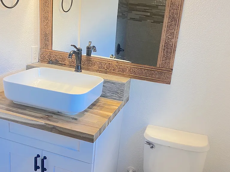 Updated bathrooms