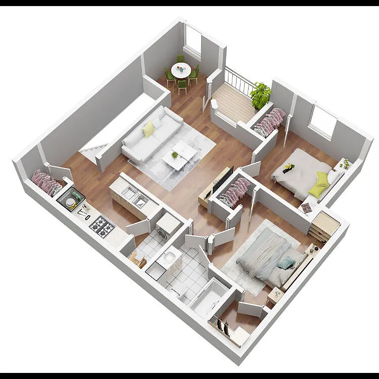 Floor plan B2