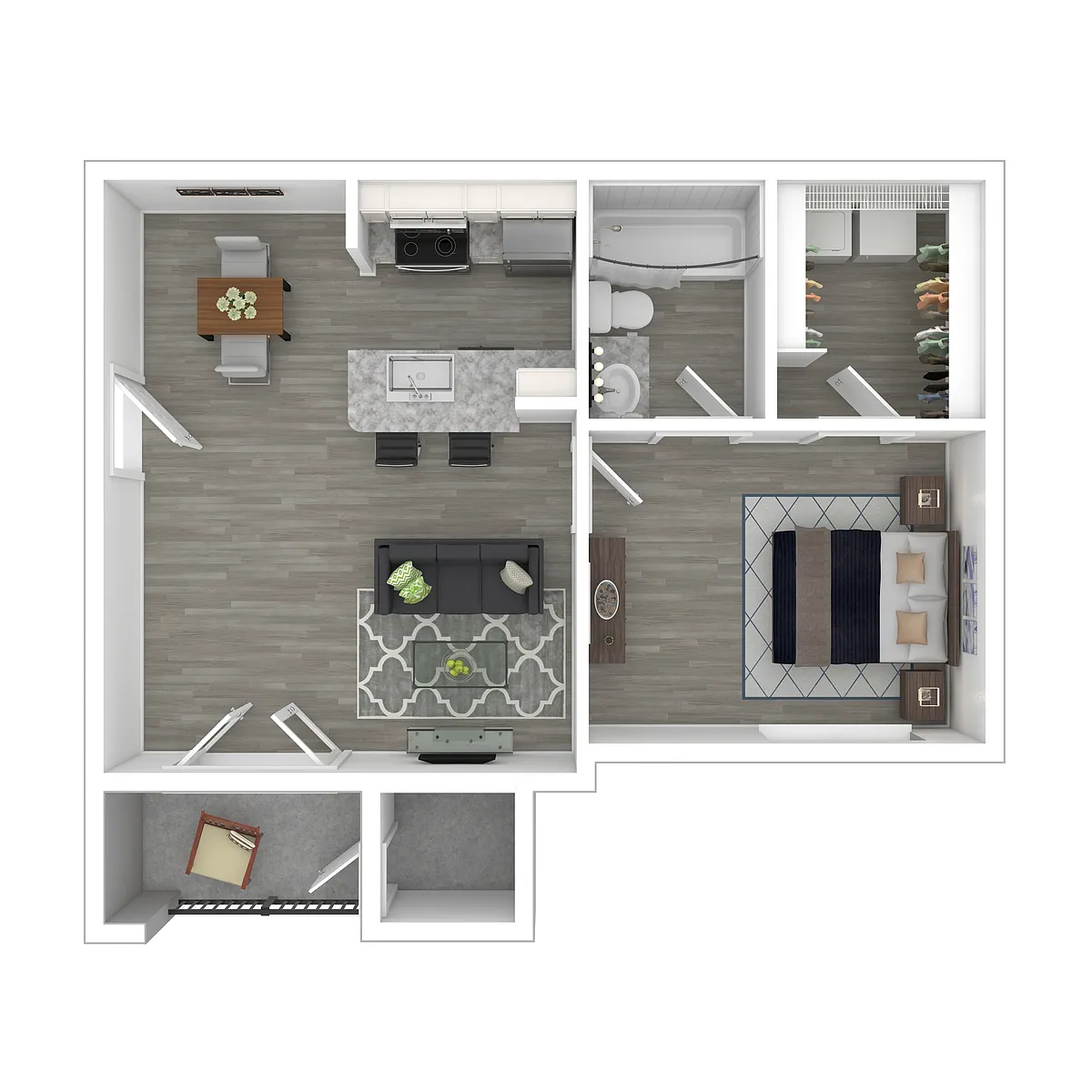 Floor plan Pecan