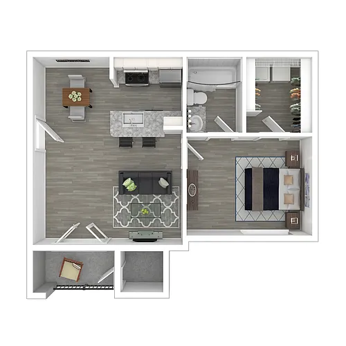 Floor plan Pecan