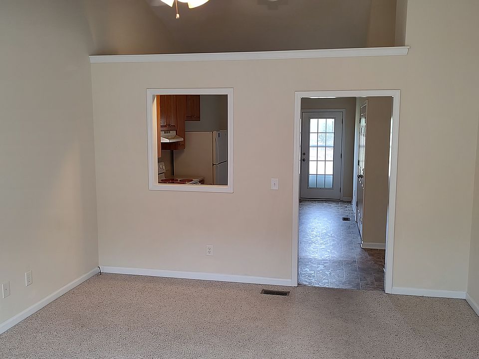 living room looking into kitchen