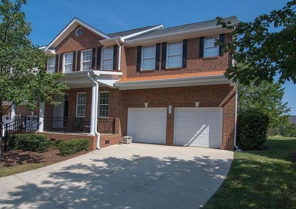 Front of the house with side yard
