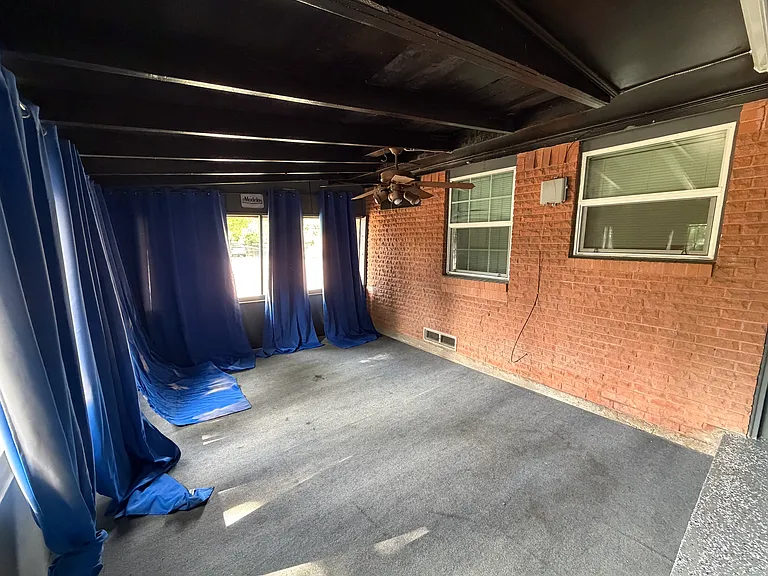 Enclosed patio