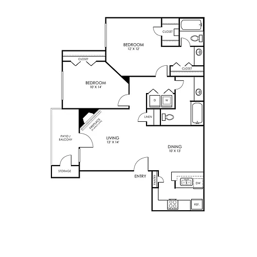 Floor plan B2 Classic