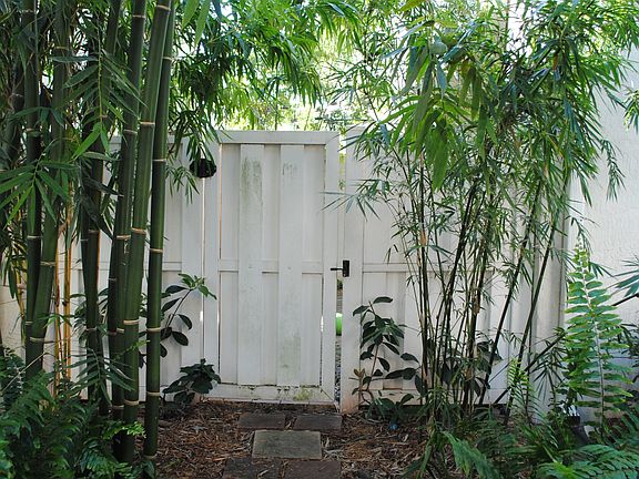 Exterior patio entry