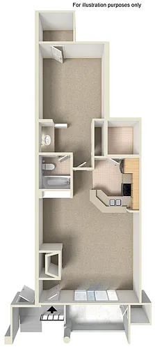 Floor plan Beachwood-D