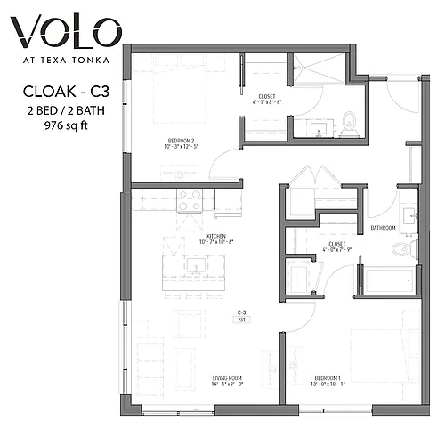 Floor plan Cloak