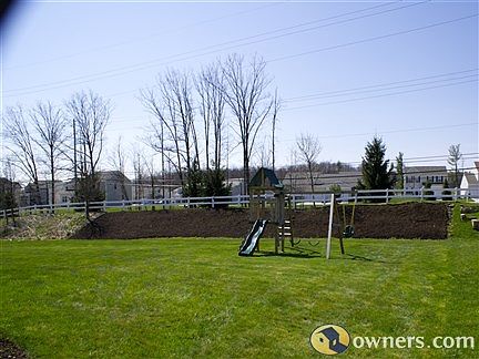 Back Yard with Swing Set