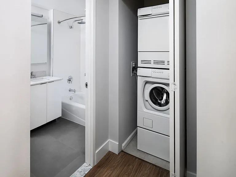 Renovated Package I in-home washer/dryer