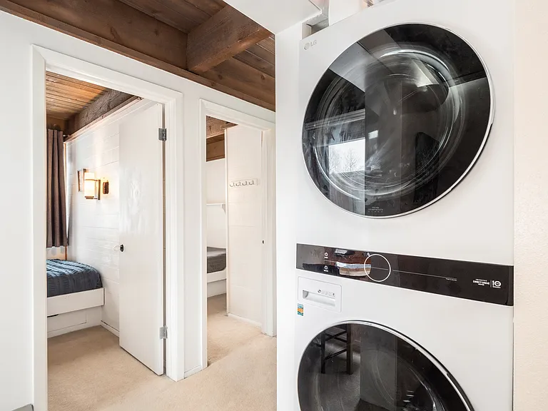 New stackable washer and dryer