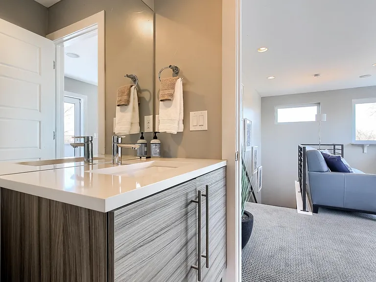 Rooftop bathroom.