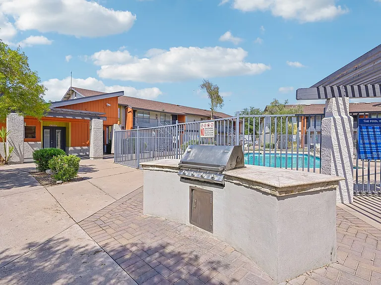 The BBQ area is great for your family to gather around and enjoy.