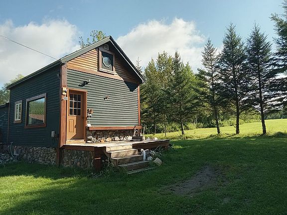 Semi side view facing field.