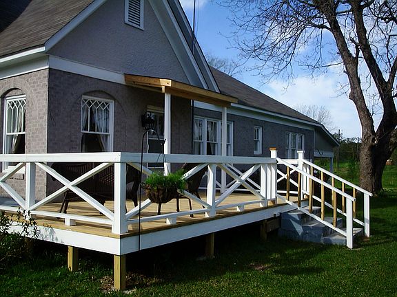 Deck entrance to den