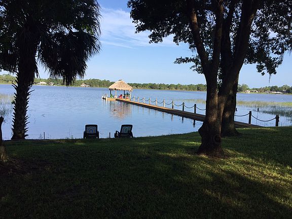 Dock with Tiki Hut
