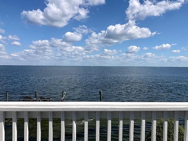 Gorgeous expansive water views from master deck.