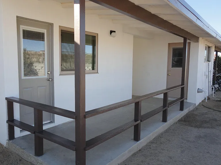 COVERED BACK PORCH TO LAUNDRY