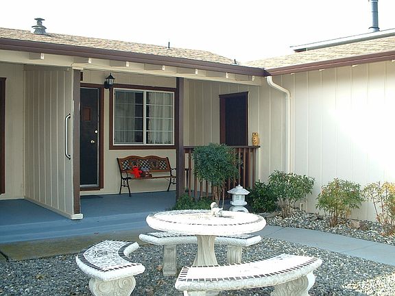front table and benches