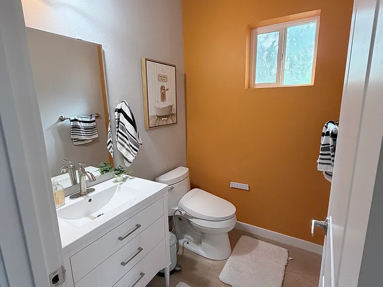 First floor restroom