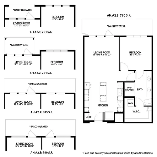 Floor plan AH A2