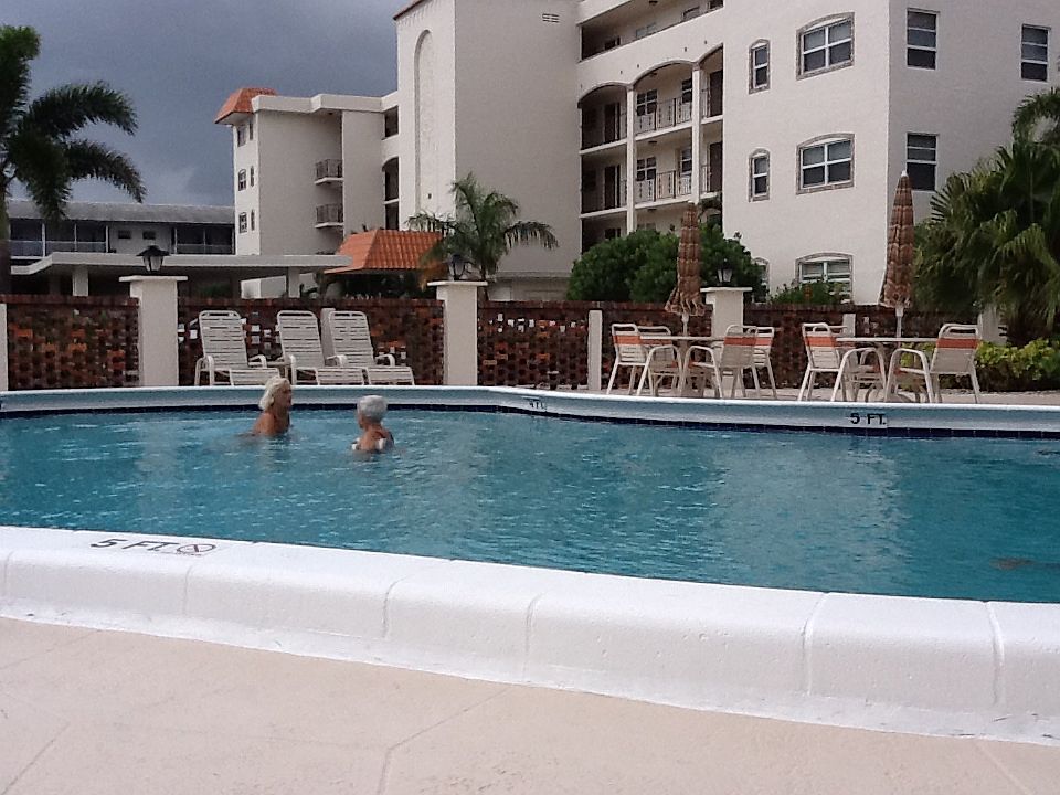 Pool and building exterior 