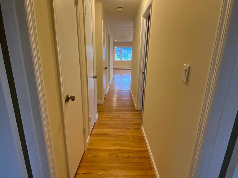 View from the end of the hallway