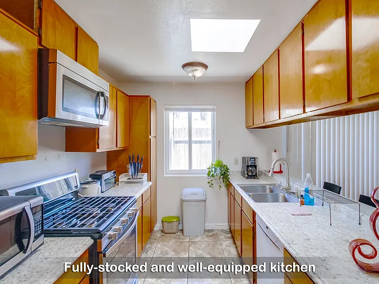 You'll have all your cooking needs in our modern fully-equipped kitchen