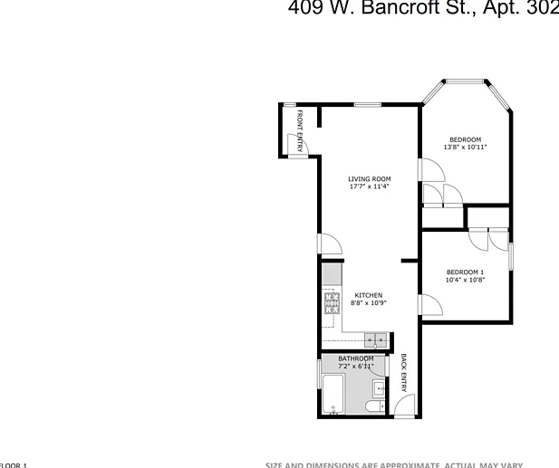 409 W Bancroft St #302 — Photo 7