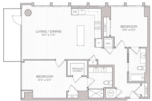 Floor plan B9 2B