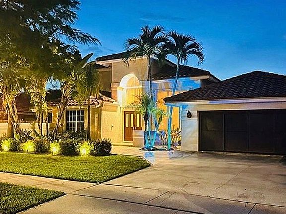 Front entry and garage door