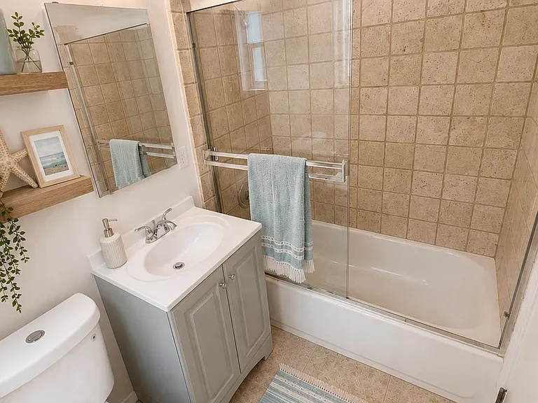 Bathroom- Shown virtually staged