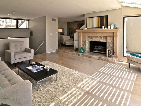 Open, gracious living room
