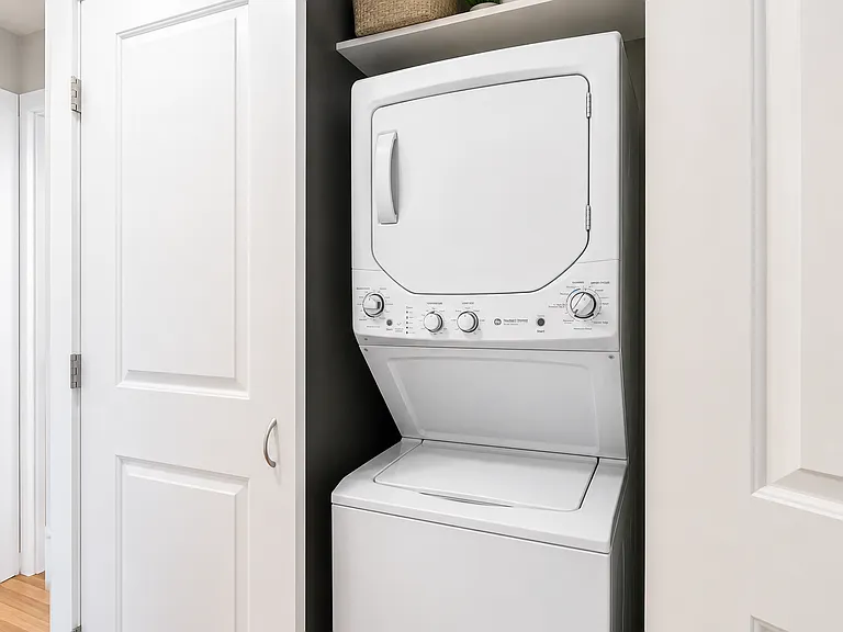 Private in-unit washer and dryer for easy, convenient laundry at home