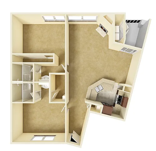 Floor plan 2x2g-P