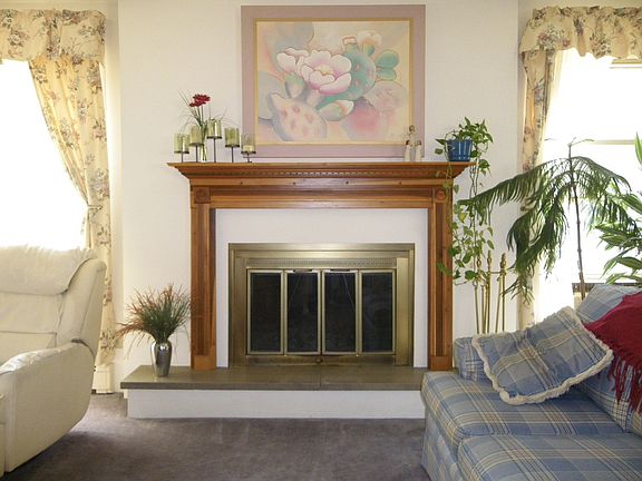 Wood Burning Fireplace