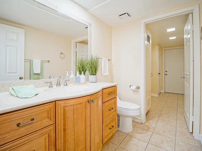 powder room and laundry room