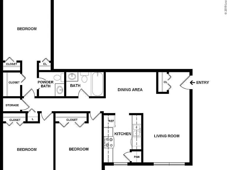 The Sequoia: Beds - 3: Baths - 1.5: SqFt Range - 1046 to 1046