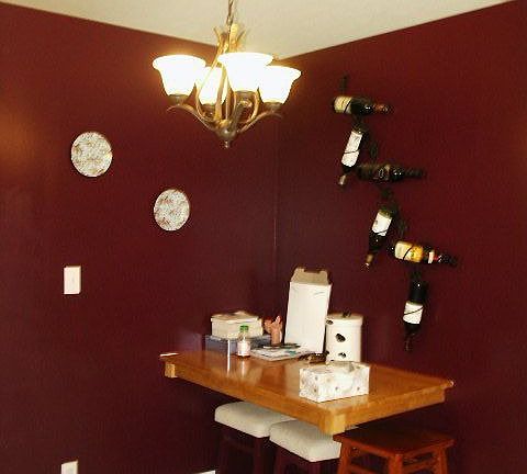 Kitchen has room for eat-in