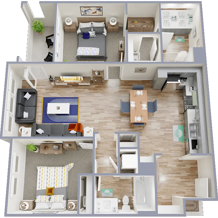 Floor plan B2